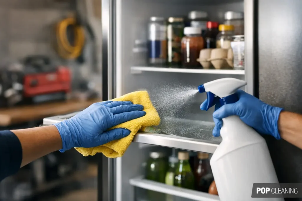 How to Clean the Garage Refrigerator