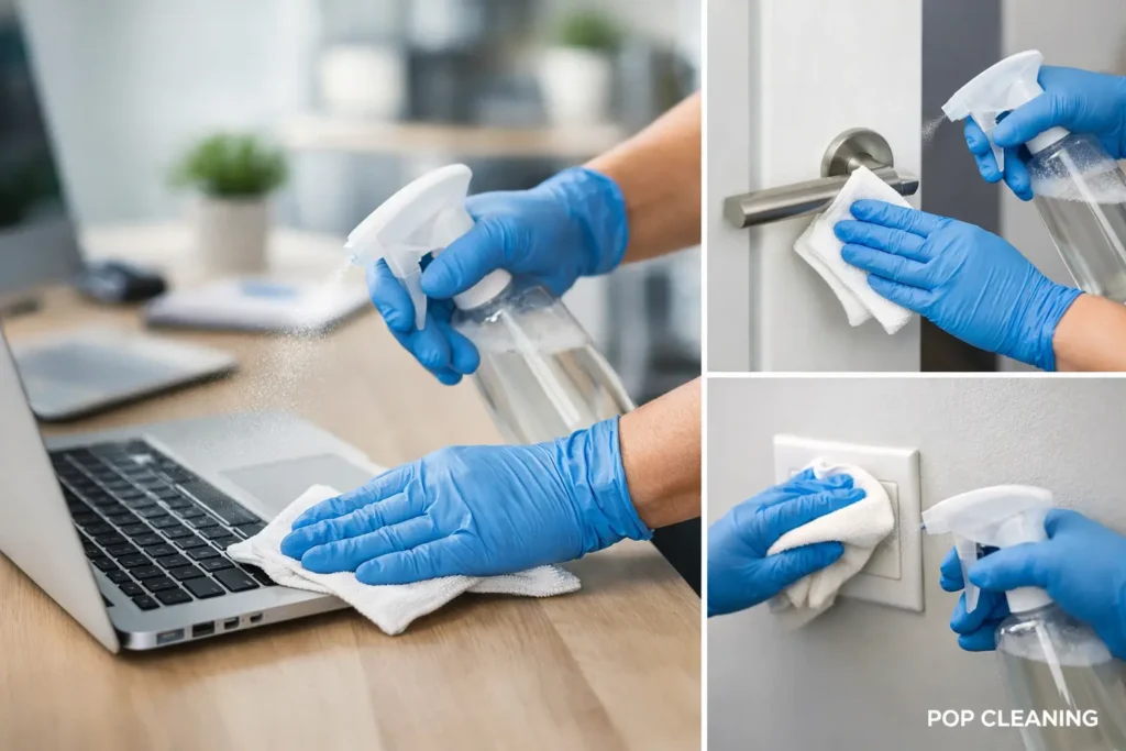 How to Sanitize High Touch Surfaces Right