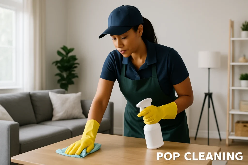 Cleaning services Fort Myers in a modern living room