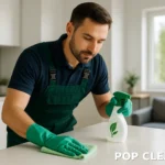 Eco-friendly cleaning services in action